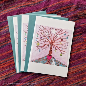 Set met 3 kaarten "Boom" - Carolyn Storey