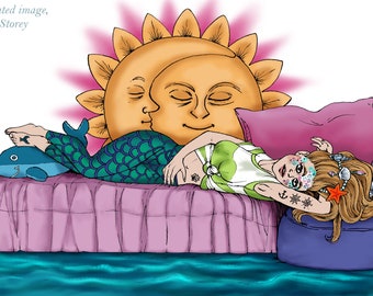 Stampa artistica A4 She Dreams of the Sea - Carolyn Storey