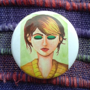 DISTINTIVO Ragazza sull&#39;autobus -- Carolyn Storey