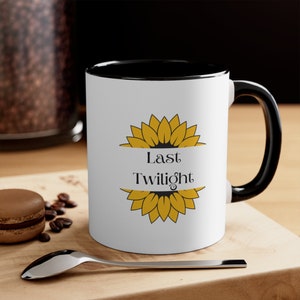 Last Twilight JimmySea Thai BL Sunflower Accent Coffee Mug, 11oz