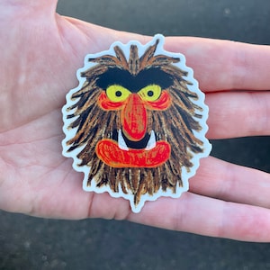 Sweetums muppet Show Muppets Inspired 3” Vinyl Sticker