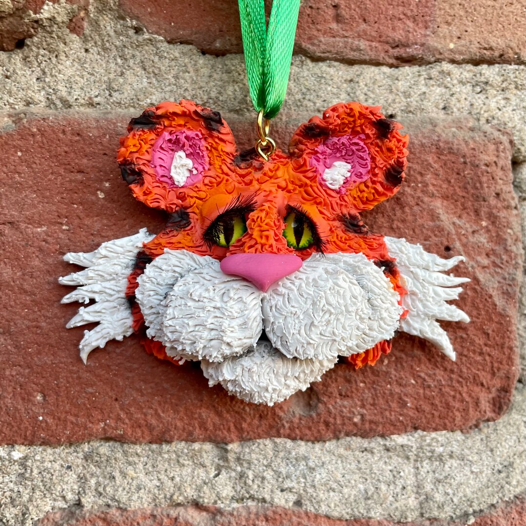 The Christmas Toy Rugby Tiger Inspired Muppet Ornament Etsy
