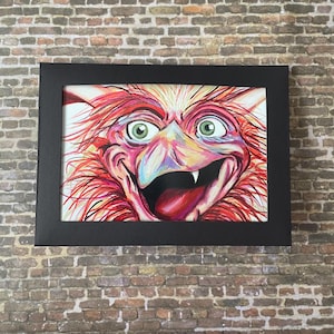 Impresión artística de 5×7 – Fotografía original de la criatura – Edición abierta – Lista para enmarcar – Laberinto de fuego