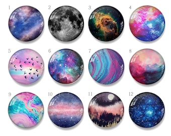 Watercolor Cabochon,Blue image Glass dome,Boo 10mm 12mm 14mm 16mm 18mm 20mm 25mm 30mm 35mm 40mm Art Photo Jewelry - xy2545