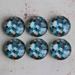 Glass Cabochon, 10mm 12mm 14mm 16mm 18mm 20mm 25mm 30mm Round Handmade photo glass Cabochons - 653x7