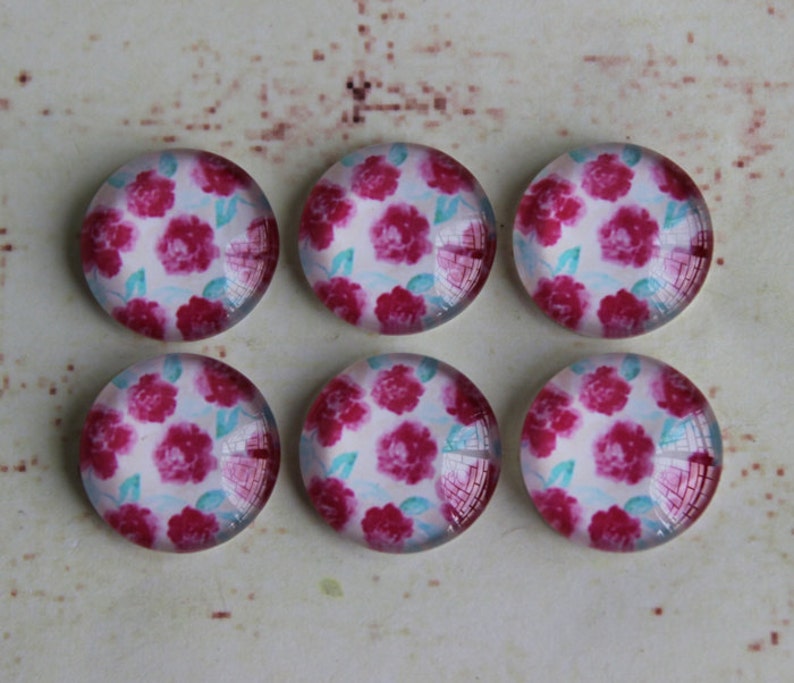 Glass Cabochon 10mm 12mm 14mm 16mm 18mm 20mm 25mm 30mm Round Etsy