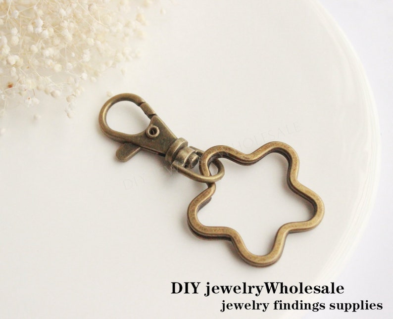 10 Sets Star Photo Keychains DIY Kit key Chain Attachments Etsy