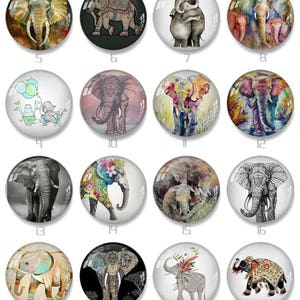 14mm Handmade Round Photo glass Cabochons - 8MM-58MM Cabochons  xy991