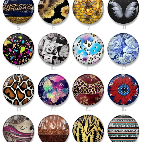 Luipaard print cabochon, bee chrysant handgemaakte foto glas Cabochon, 10mm 12mm 14mm 16mm 18mm 20mm 25mm 30mm 35mm 40mm 58mm 2609