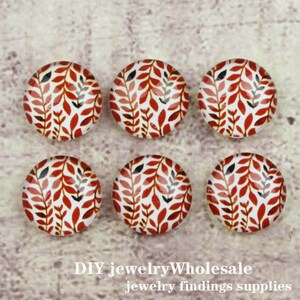10pcs 12mm Handmade Photo Glass Cabochon - and can do 10mm 14mm 15mm 16mm 18mm 20mm 25mm 30mm Glass Cabs Cabochons-sjk-651-3