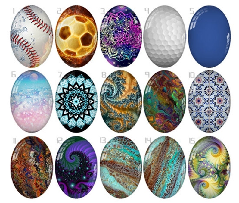 Handmade Oval Photo Glass Cabochons 10x14mm\13x18mm\18x25mm\30x40mm ...