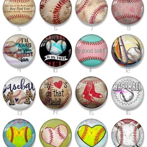 Baseball Cabochon,Handmade Picture Glass Cabochon,DIY Football Glass dome,DIY Photo Jewelry Charm,12mm 15mm 25mm 30mm 58mm 2621