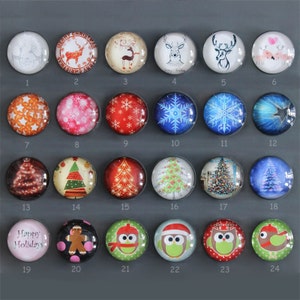 Albero di Natale fai da te del fumetto Handmade foto vetro cabochon 10mm 12mm 14mm 15mm 16mm 18mm 20mm 22mm 25mm 30mm 35mm 58mm--778