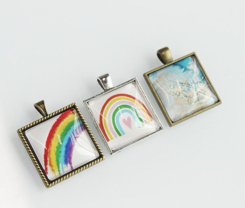 Handmade Square Photo Glass Cabochon Digital cabochons Square handmade cabochons -750 Heart Glass Cabochons 101215162025304050mm