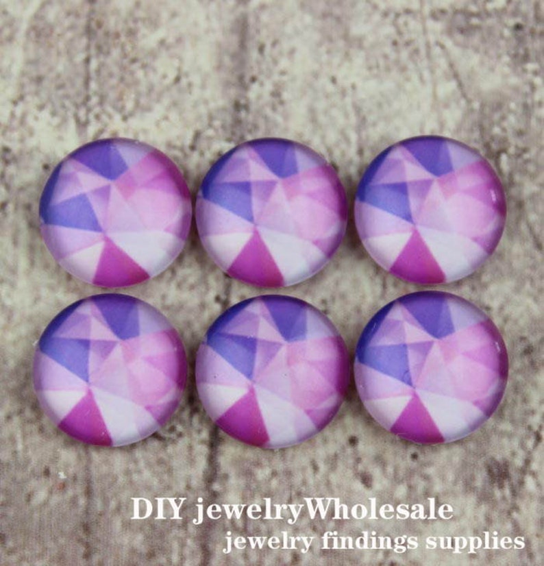 and can do 10mm 14mm 15mm 16mm 18mm 20mm 25mm 30mm Glass Cabs Cabochons-496X8 10pcs 12mm Handmade Photo Glass Cabochon