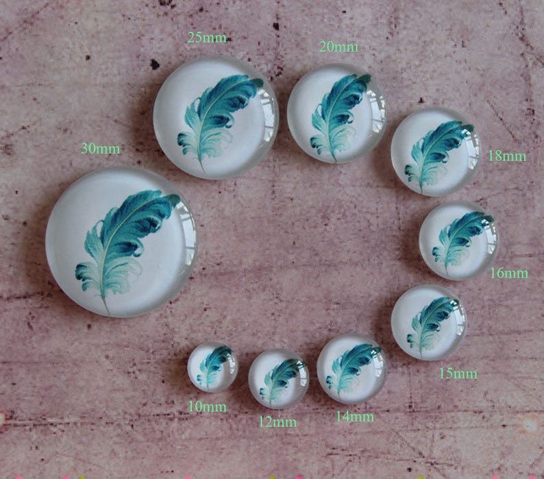 xy1164 Handmade photo glass Cabochons 8mm 10mm 12mm 14mm 15mm 16mm 18mm 20mm 22mm 25mm 30mm 35mm 40mm 50mm 58mm
