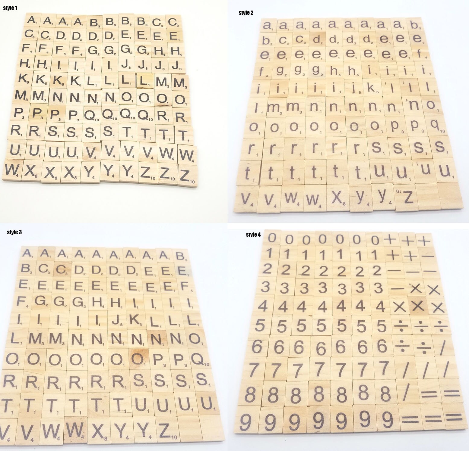 18mmxmm Diy Wood 26 English Letters Wooden Numbers Mixed Etsy