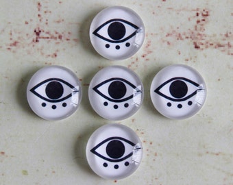 30mm verre Cabochon, 10mm 12mm 14mm 16mm 20mm 25mm 30mm rond Handmade photo verre Cabochons-657YT12