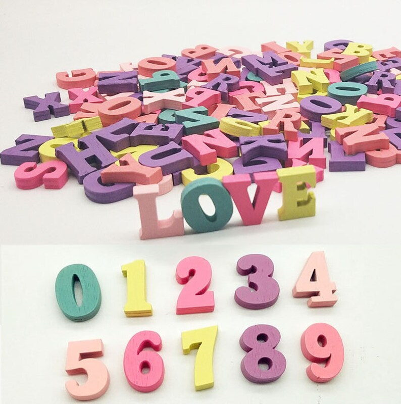 15mm DIY Wood 26 English Letters, 15mm Wooden Numbers - Mixed 100pcs - Etsy