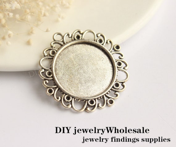 UNICRAFTALE Circa 120 Pz Connettori Ciondolo Rotondo Piatto - Foto 8