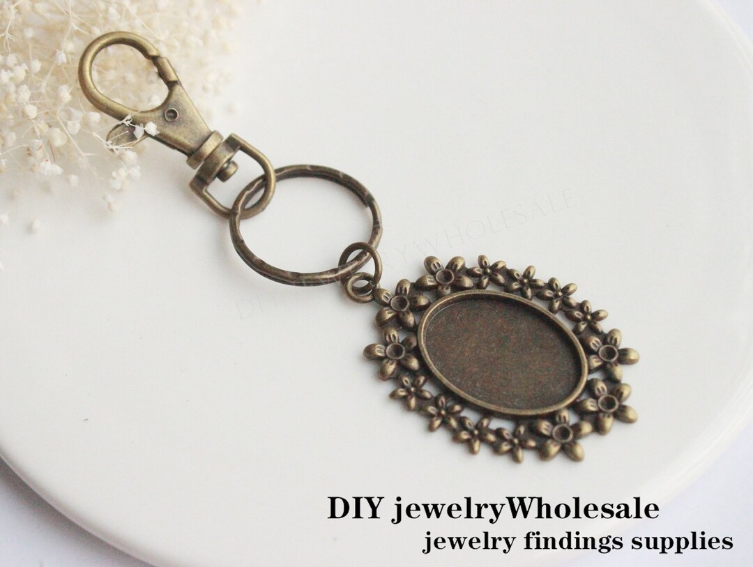 10sets Photo Keychains DIY Kit 18x25mmkey Chain Attachments Etsy