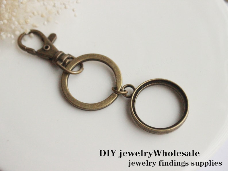 10sets Photo Keychains DIY Kit 20mm Key Chain Attachments Etsy