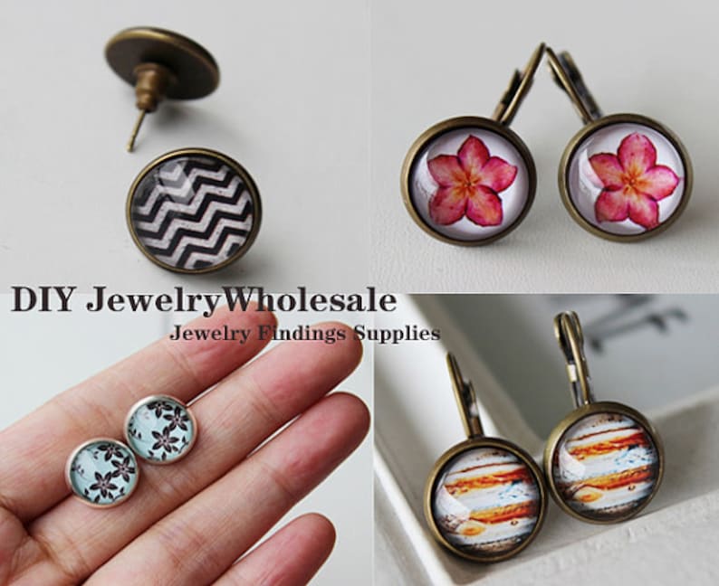 694X7 Red Photo Glass Cabochon 12mm 10mm 14mm 15mm 16mm 18mm 20mm 25mm 30mm Glass Cabs Cabochons