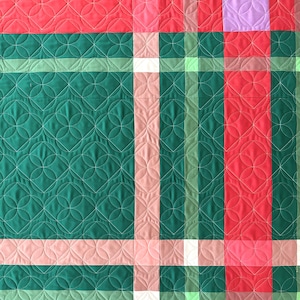 Upscale Plaid Modern Geometric Throw Quilt Kit - Lo & Behold Stitchery ...