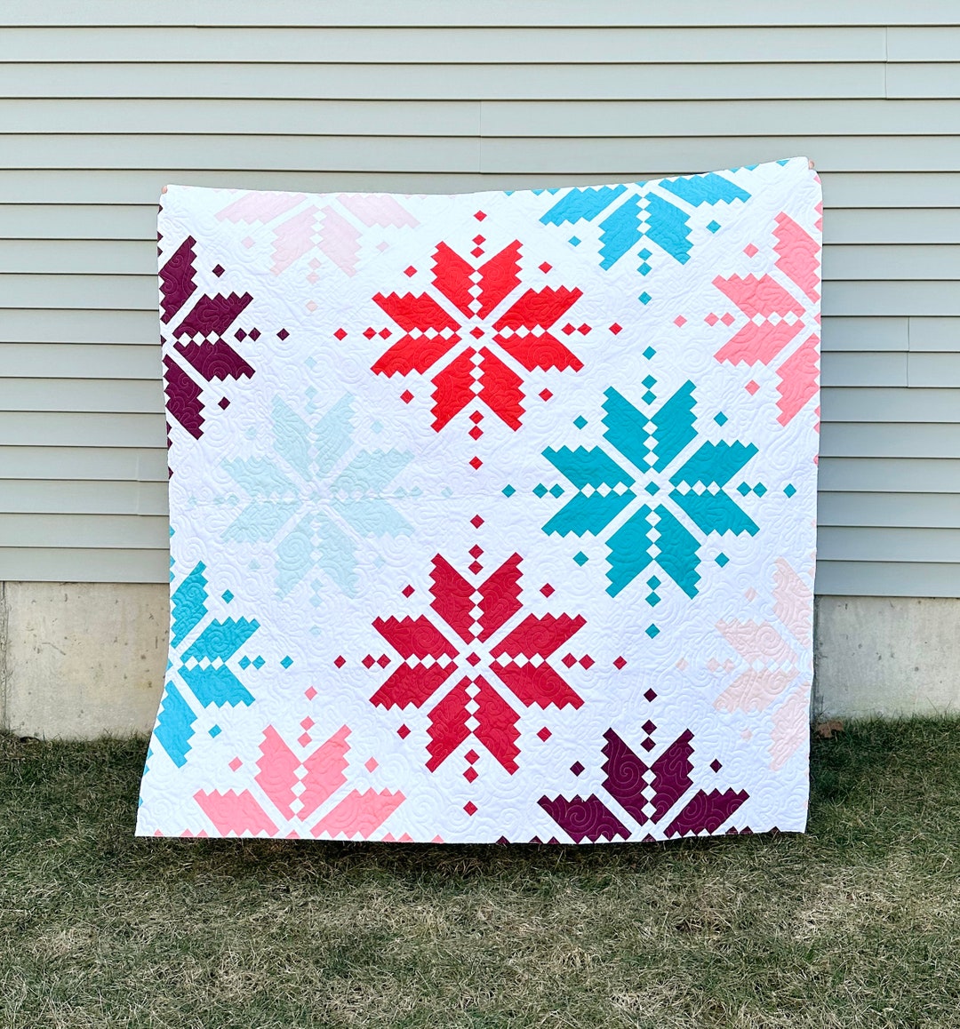 Knitted Star Modern Quilt Kit by Sewcial Stitch Lo and Behold Stitchery