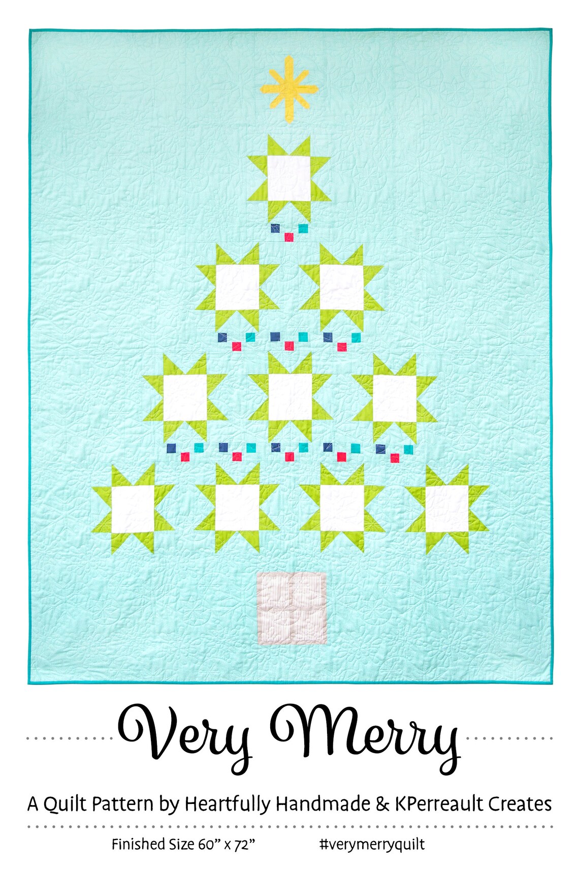 Very Merry quilt pattern by Heartfully Handmade &amp; KPerreault | Etsy