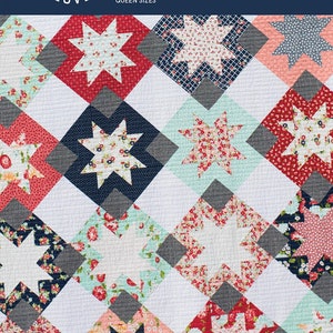 Cross Tile Quilt Pattern QL 107 by Emily Dennis of Quilty Love