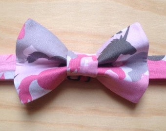 Patterned Unicorn bowtie