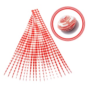 Red PreCut Paper Bead Strips Make Paper Beads Sizes Half Inch or 1 Inch Wide Triangle Shape Paper Strips for DIY Jewelry Making