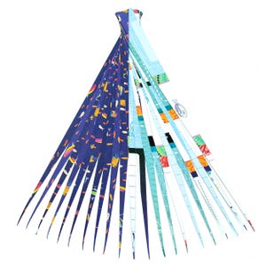 Paper Bead Strips Double Sided Half Inch or 1 Inch Paper Strips for Making Paper Beads and other Paper Crafts Works with Slotted Bead Roller