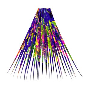Paper Bead Strips, 1/2" or 1" Cardstock, Pink, Blue, Yellow, Purple, Green Print image 6