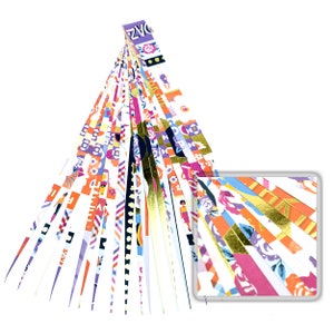 Gold Foil Paper Bead Strips: Precut Scrapbook Paper (1/2&quot; or 1&quot;)