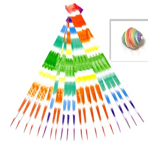 Triangle Shaped Paper Strips Half Inch or 1 Inch Precut Paper Bead Strips Make Paper Beads Works with Bead Roller Quilling Tool