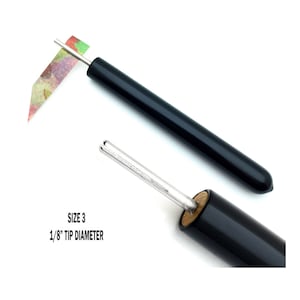 Paper Bead Roller Quilling Tool 5/64 Inch (1.98mm) Diameter Stainless Steel Tip With 1 To 1 1/8 Inch Length Slot