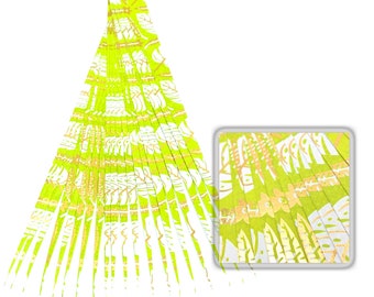 Pre Cut Paper Bead Strips Half Inch or 1 Inch Paper Strips with Gold Foil Laminate Highlights for Paper Beads and other Paper Crafts