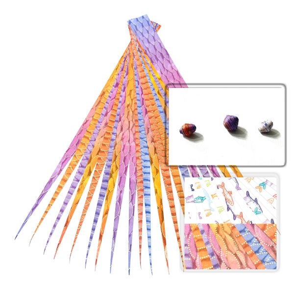 Paper Strips Double Sided with Gold Foil Laminate Half Inch or 1 Inch Precut Paper Bead Strips Make Paper Beads Works with Bead Roller Tool