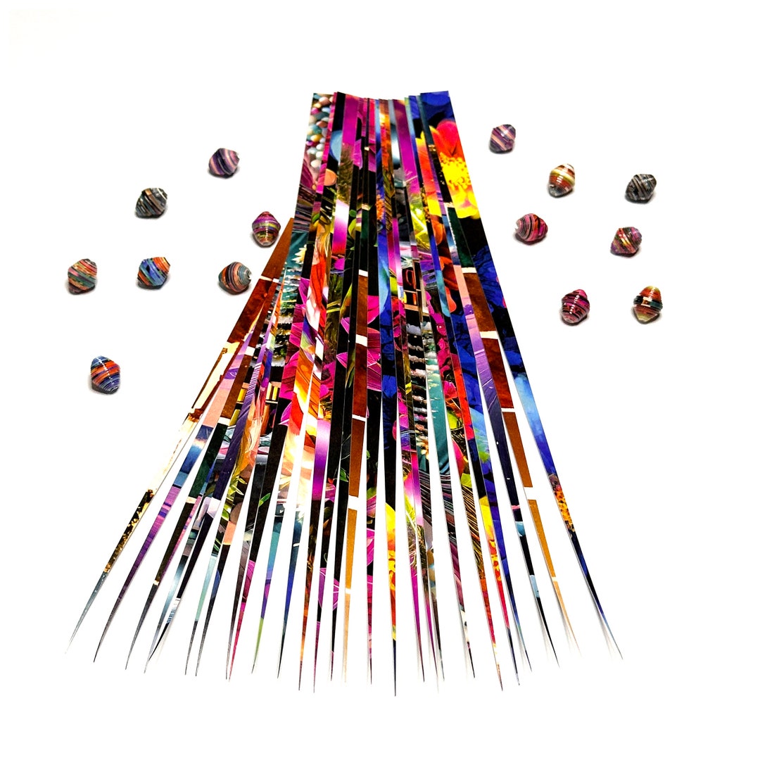 Paper Bead Strips Make Paper Beads, 1/2" Wide X 11" Long Triangle Shape ...