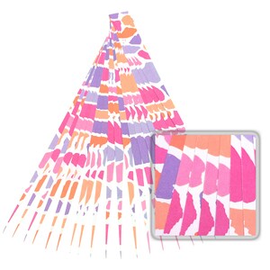 Paper Bead Strips, 1/2&quot; or 1&quot; Precut Scrapbook Paper Bright Abstract