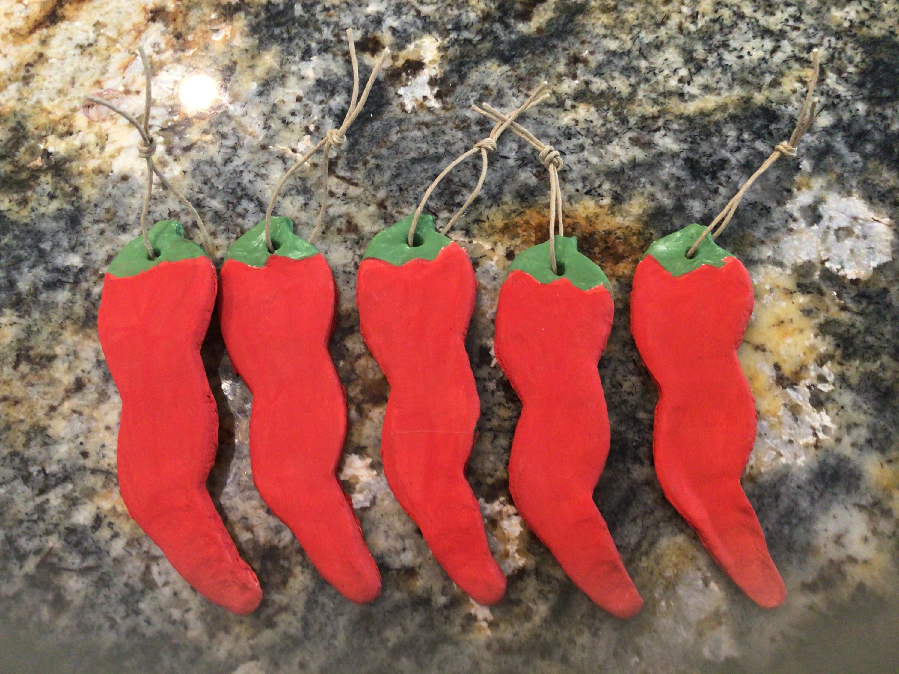 Red Chile ornaments | Etsy