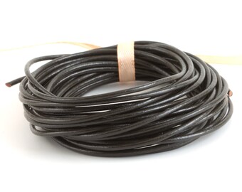 Ziegen-Lederriemen Lederband Lederschnur Vintage Rose ø2mm weich formbeständig
