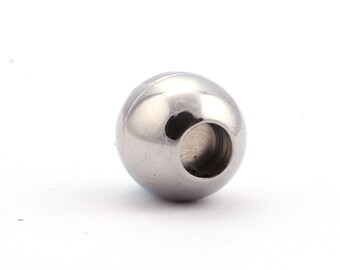 ID 6mm 5x Edelstahl Magnetverschluss gebürstet 19x10mm für Leder /& Bänder