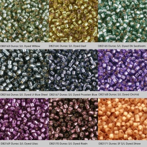 1,025.80 EUR/kg 11/0 Miyuki Delica DB2163 DB2164 DB2165 DB2166 DB2167 DB2168 DB2169 DB2170 DB2171 Japanese cylinder beads seed beads 1.6 mm