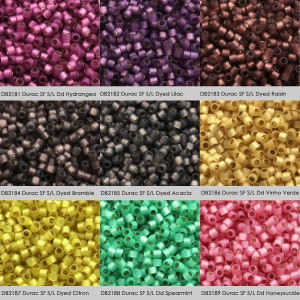 1,025.80 EUR/kg 11/0 Miyuki Delica DB2172 DB2173 DB2174 DB2175 DB2176 DB2177 DB2178 DB2179 DB2180 Japanese cylinder beads seed beads 1.6 mm