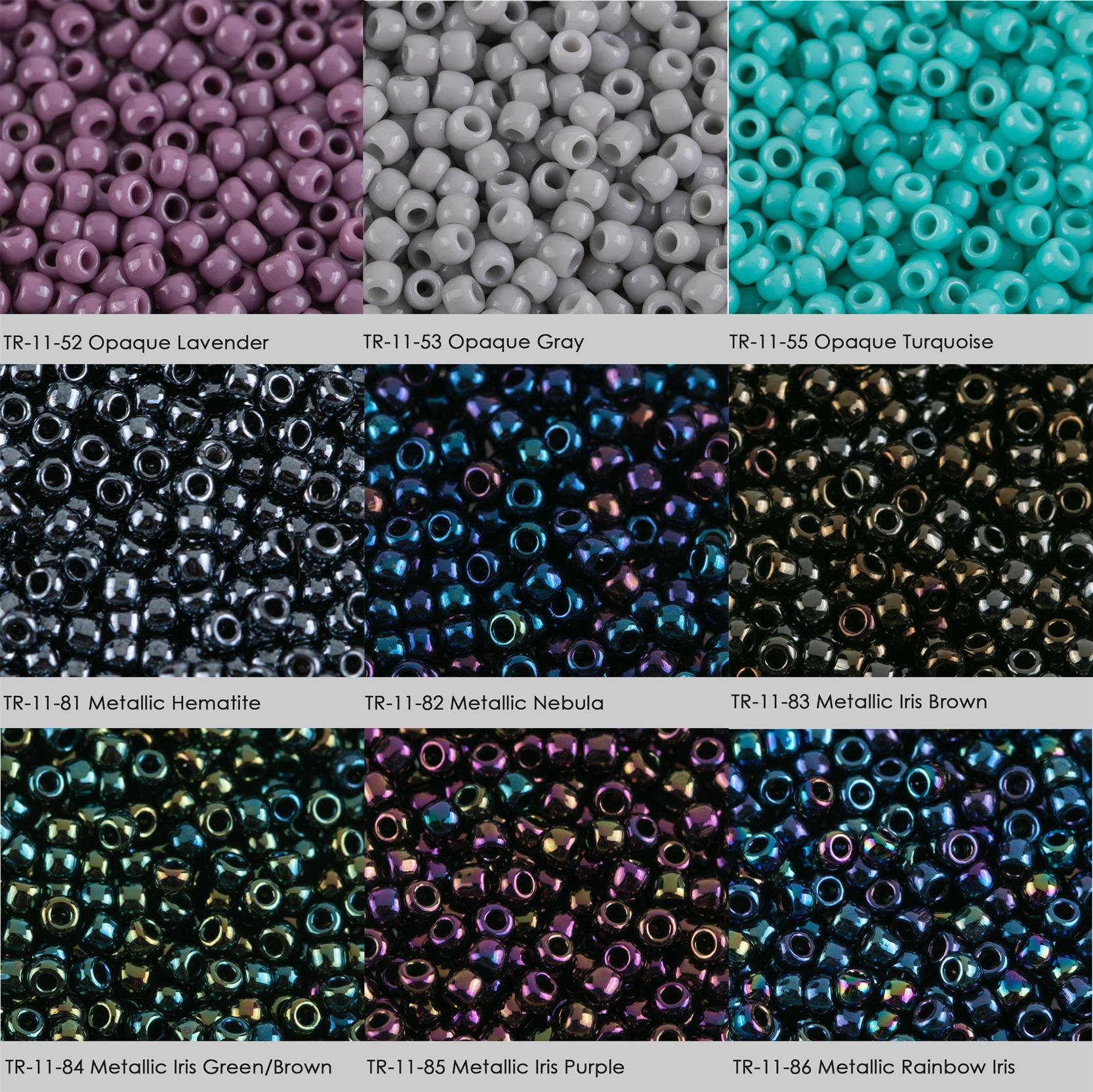 Demi 8-84, Toho 8g Metallic Iris Green/Brown Demi 8-84, Toho 8g Metallic Iris Green/Brown