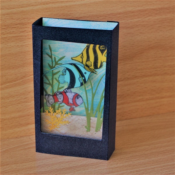 Aquarium Fish Tank Dimensional Card - Friendship Card