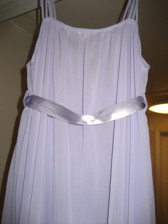 SALE Lilac Molla Kaye Nylon Nightgown 70s FREE Sh… - image 3